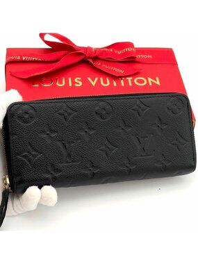 Louis Vuitton Wallet Empreinte Portefeuille Clemence Black